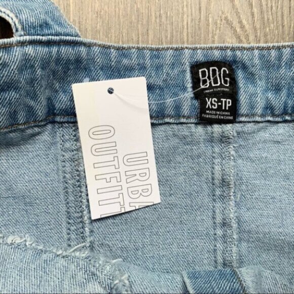 BDG Urban Outfitters Women’s Denim Mini Dress Snap Button Light wash Blue XS - Picture 11 of 16